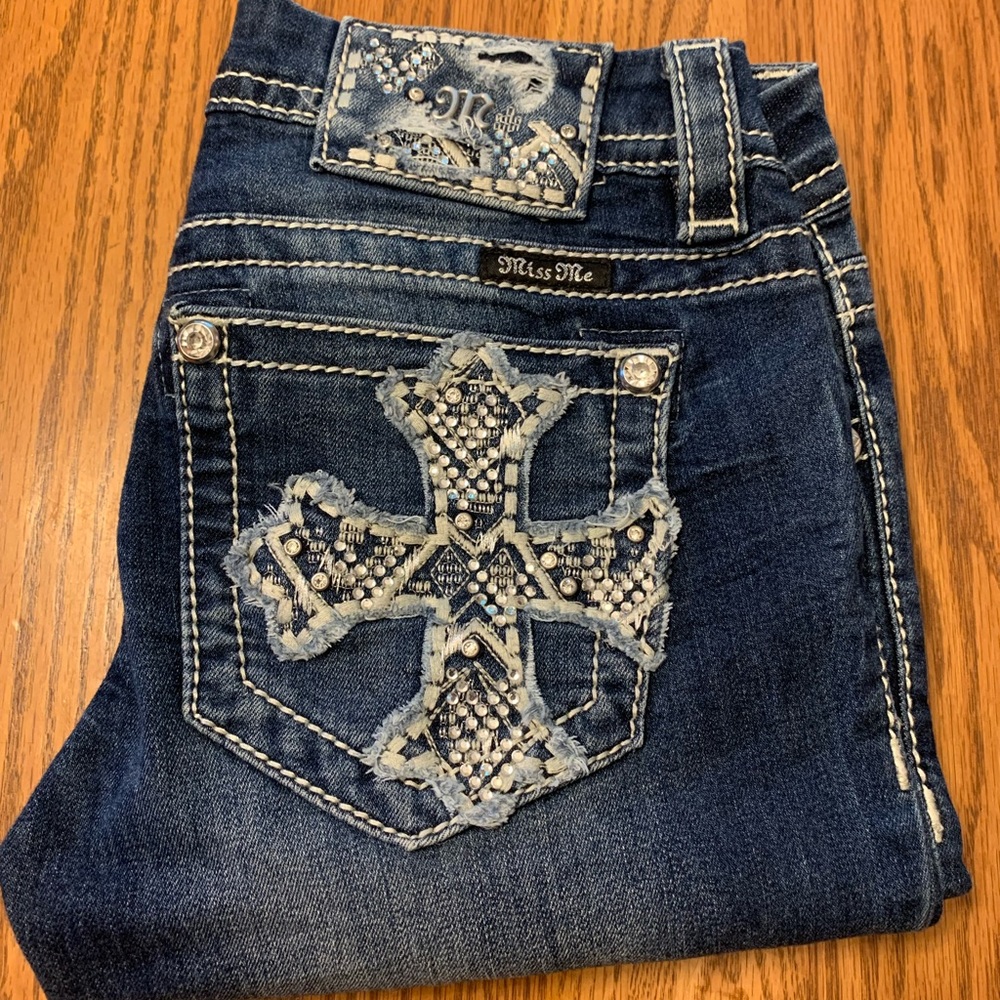 Miss Me skinny jeans 25x33